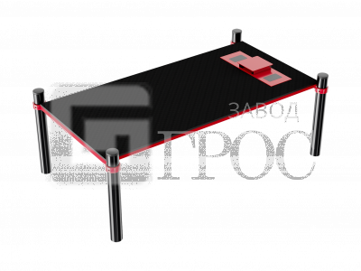 Гимнастическая скамья с платформой для фиксации результатов (для выполнения испытания (теста) Всероссийского физкультурно-спортивного комплекса 